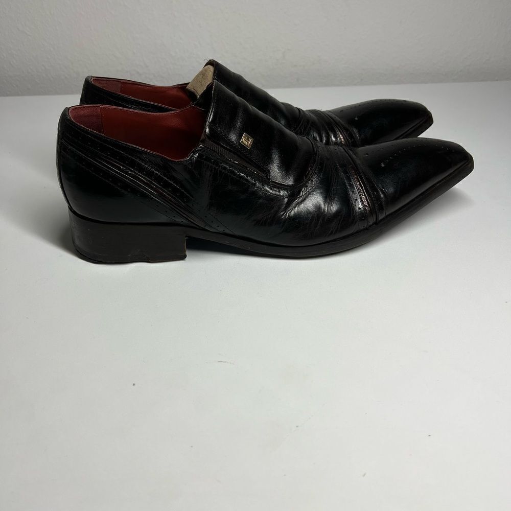 No Ghost Pointed Toe Leather Shoes Dark Brown Size 10,5 US/ 44 Italy
